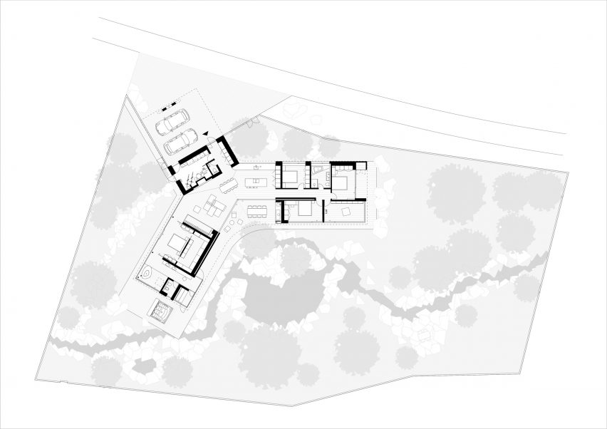 Plan of Banánka by Paulíny Hovorka Architects