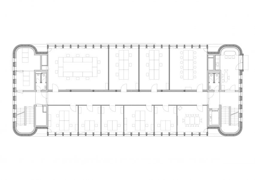 Plan of Kreativinstitut.OWL by Behles & Jochimsen