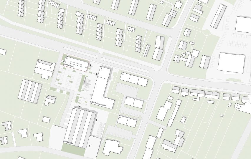Plan of Kreativinstitut.OWL by Behles & Jochimsen