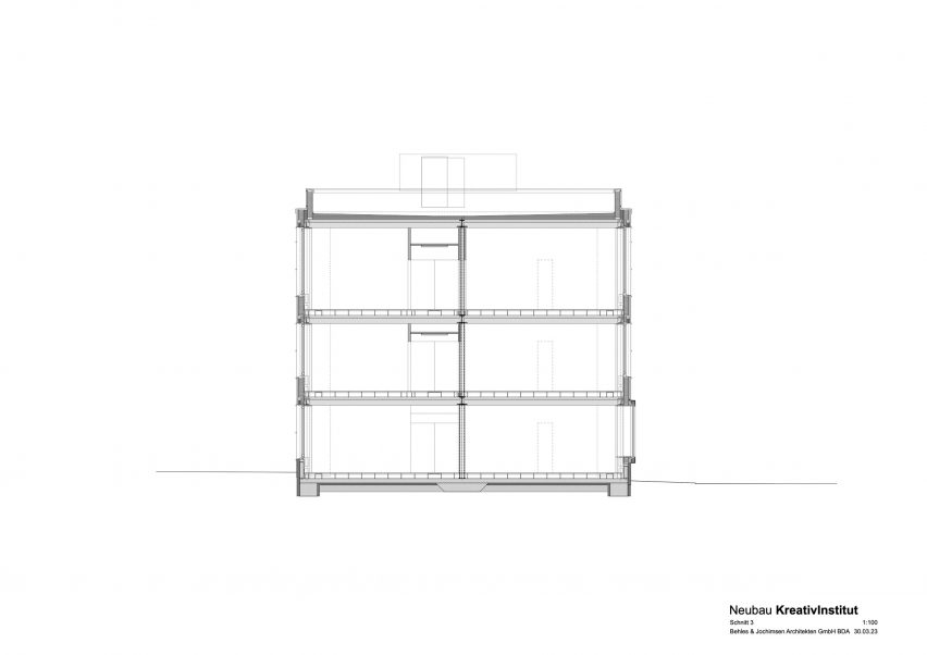 Section of Kreativinstitut.OWL by Behles & Jochimsen