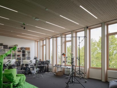 Interior view of the Kreativinstitut.OWL by Behles & Jochimsen