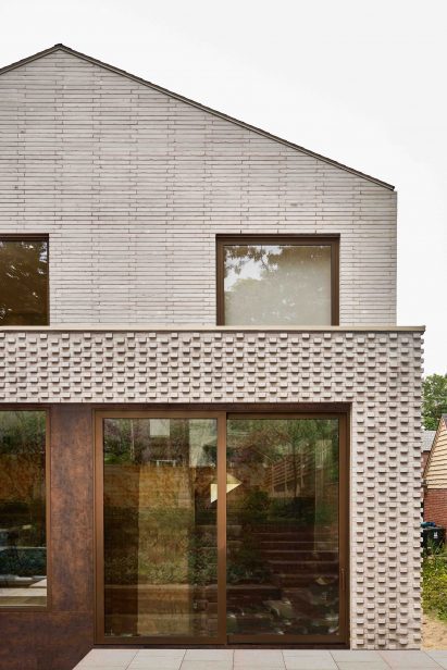 Building showcasing a brick facade