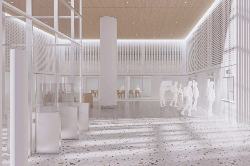 Lobby of jail