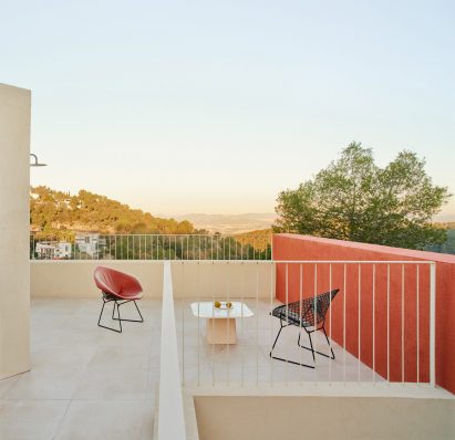 Roof terrace of Spanish home