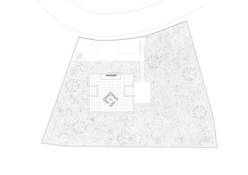 Floor plan of Casa Magarola by Rául Sánchez Architects