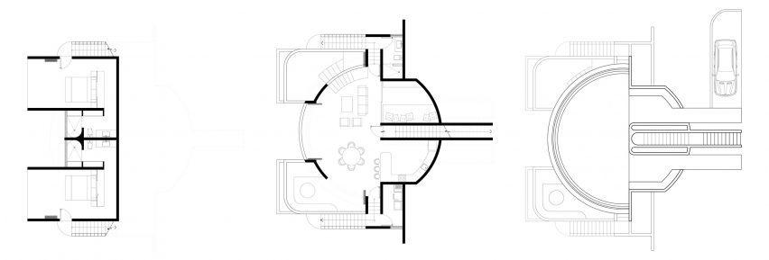 Plans of Casa Tobi by Espacio 18 Arquitectura