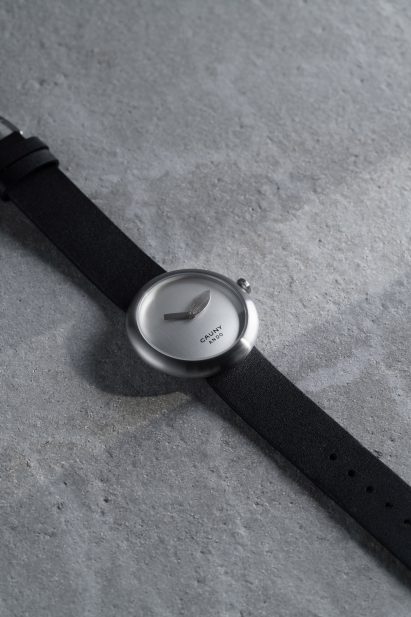 Cauny watch in brushed steel