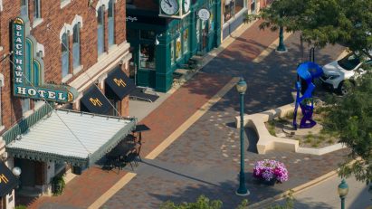 The Belden Brick Company's pavers at Cedar Falls downtown