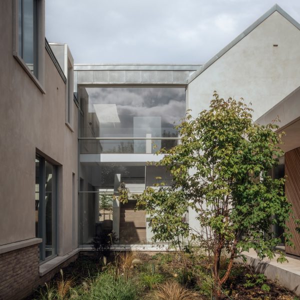 Stairwell at centre of UK home