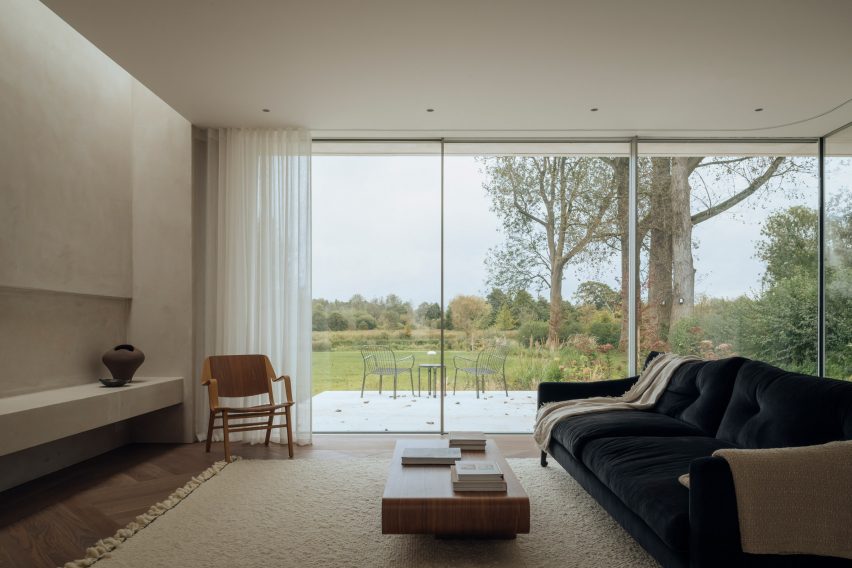 Home with floor to ceiling glazing
