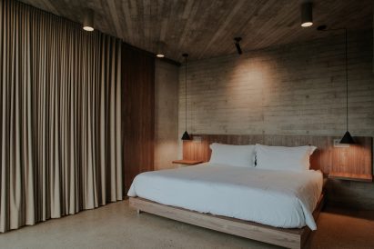 Bedroom in Colombian mountain house