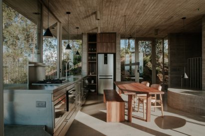 concrete house in Colombia mountains