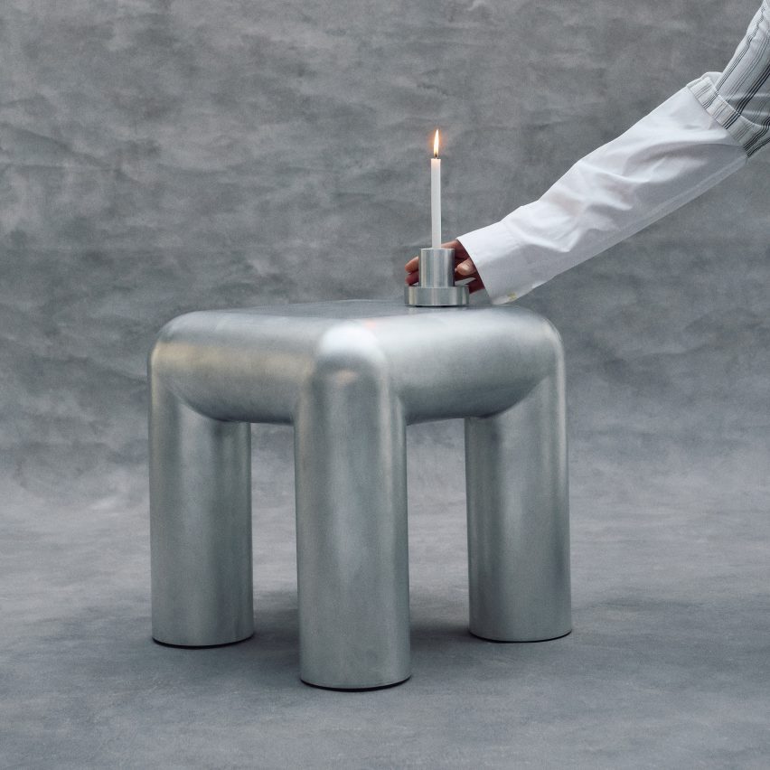 Cubio side table by Formarkivet