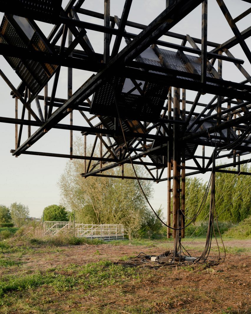 Dark Skies sound installation at Horst Arts and Music Festival by Leopold Banchini Architects and Giona Bierens de Haan
