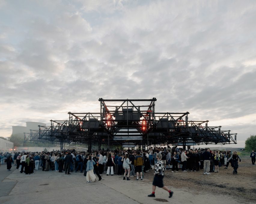 Dark Skies sound installation at Horst Arts and Music Festival by Leopold Banchini Architects and Giona Bierens de Haan