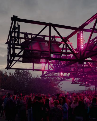 Sound installation at Horst Arts and Music Festival by Leopold Banchini Architects and Giona Bierens de Haan