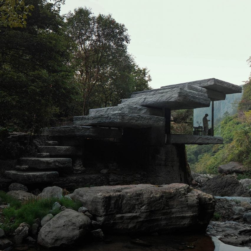 Drifting Stones pavilion China