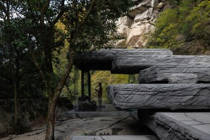 Exterior view of pavilion by DoDesign