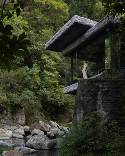 View towards Drifting Stones viewpoint in China