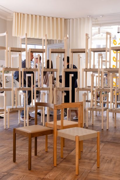 Akko Chiar in Brdr Krüger's Copenhagen showroom
