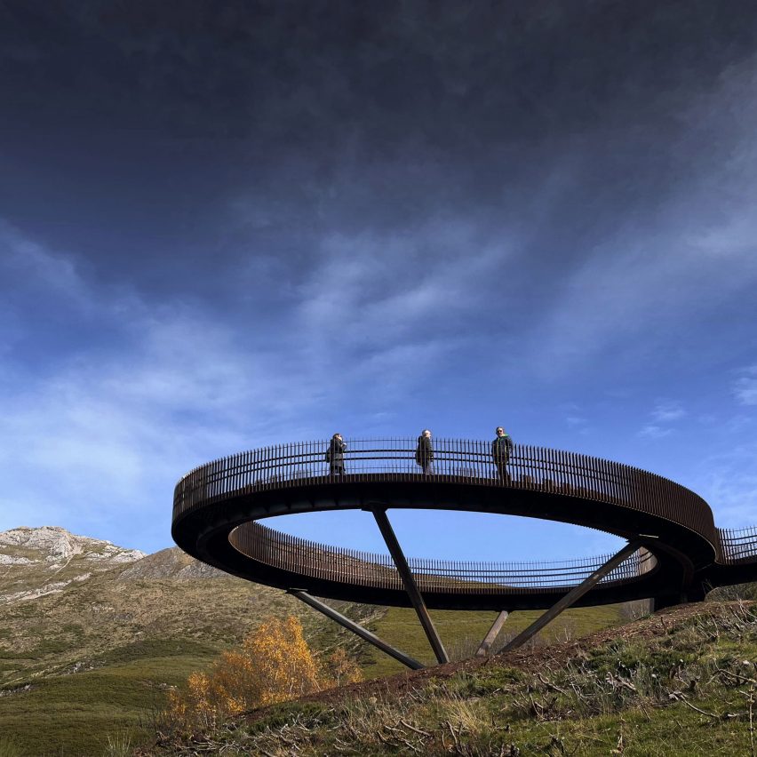 Farrapona Geological Viewpoint by Puerto & Sánchez Arquitectos