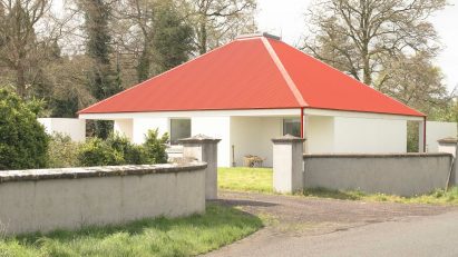 View towards the Gate Lodge by A2 Architects