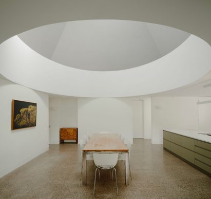 Dining area within the Gate Lodge in Ireland