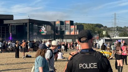 Police at Glastonbury 2025