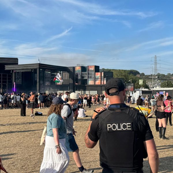 Police at Glastonbury 2025