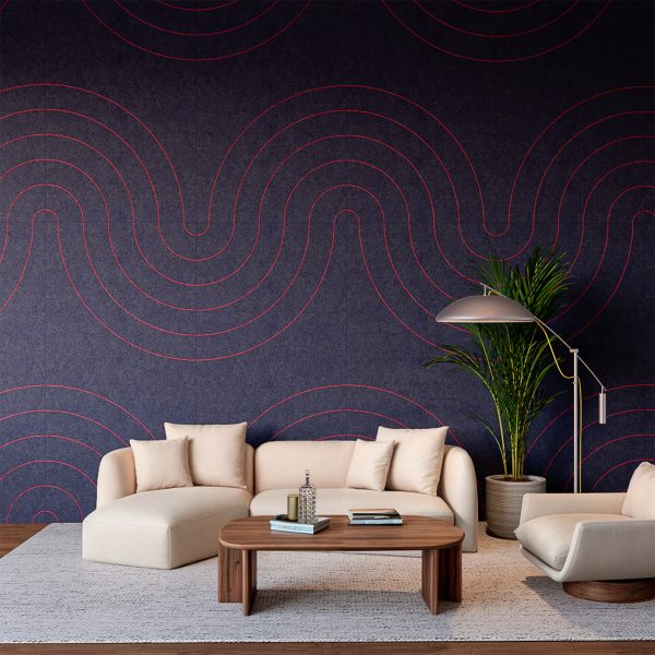 Grooves Duo acoustic panels by Texfel
