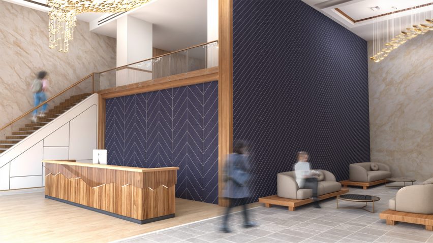 Grooves Duo acoustic panels by Texfel