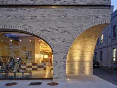 Playful and quirky facade