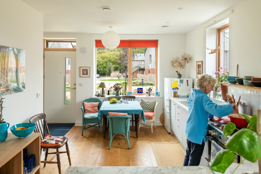 Interior of housing in Dorset by Barefoot Architects