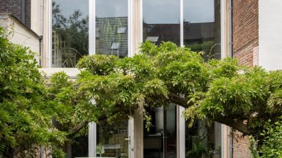 Timber extension in Brussels