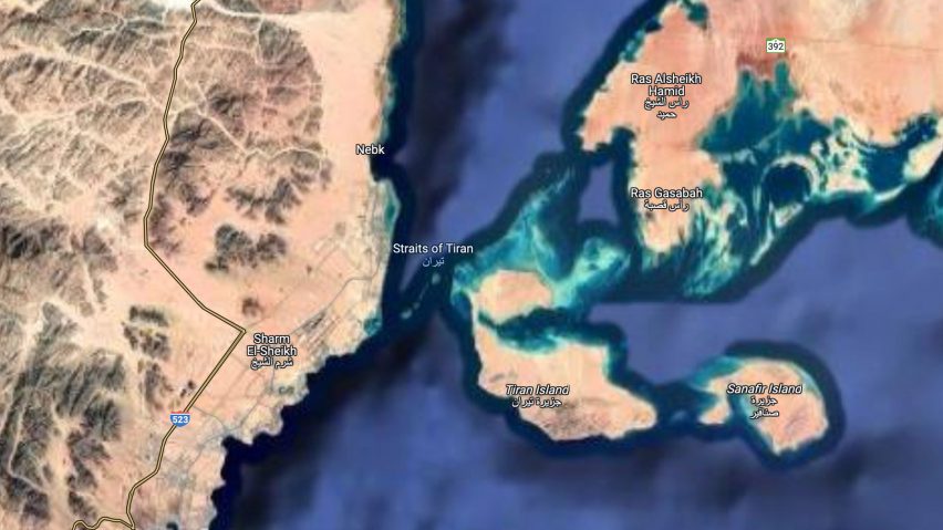 Egypt and Saudi Arabia map
