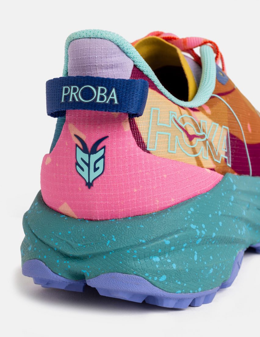 Colourful Hoka sneakers