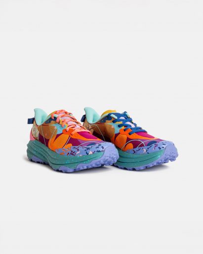 Colourful Hoka sneakers