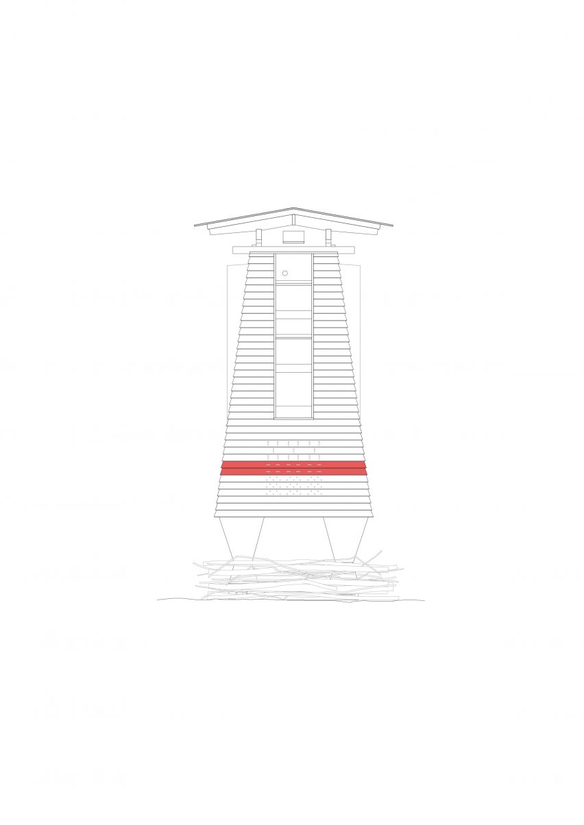 Elevation of Hrōst by 51 Architecture