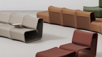 Knit One seating system by Paul Crofts and Isomi