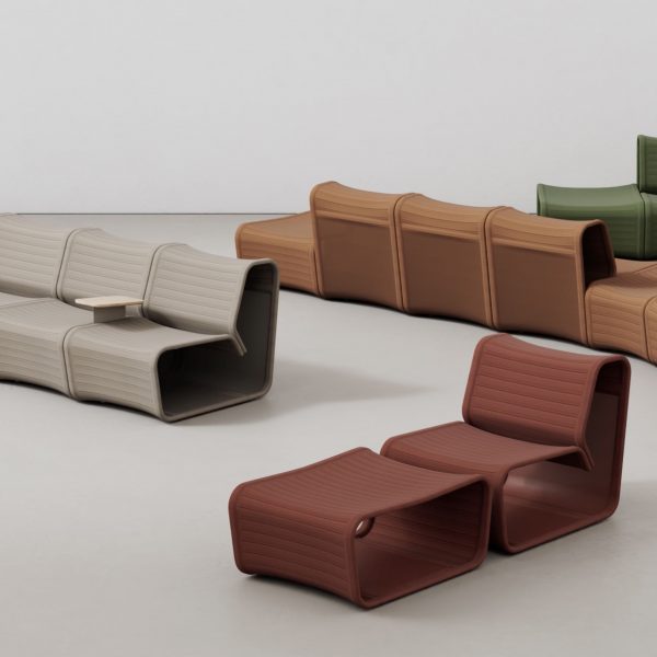 Knit One seating system by Paul Crofts and Isomi