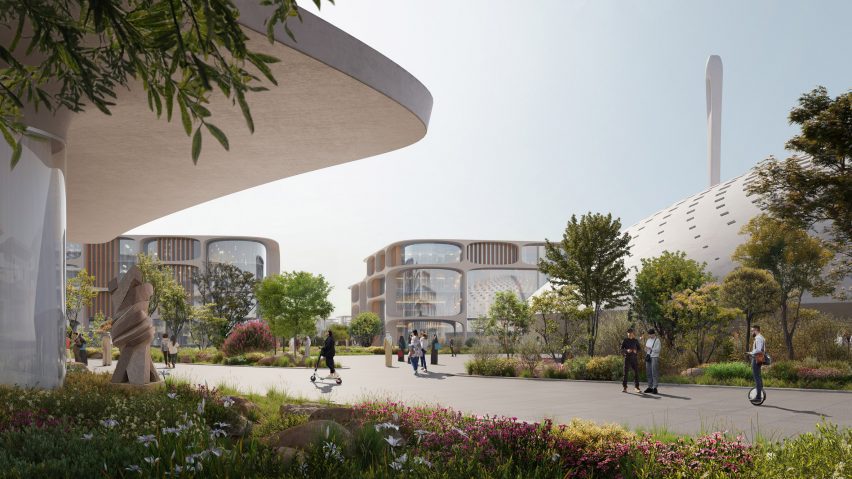City masterplan in the United Arab Emirates by Zaha Hadid Architects