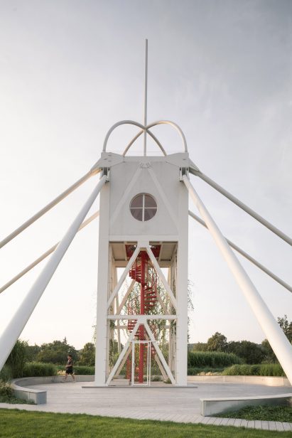 Viewing tower in Prague