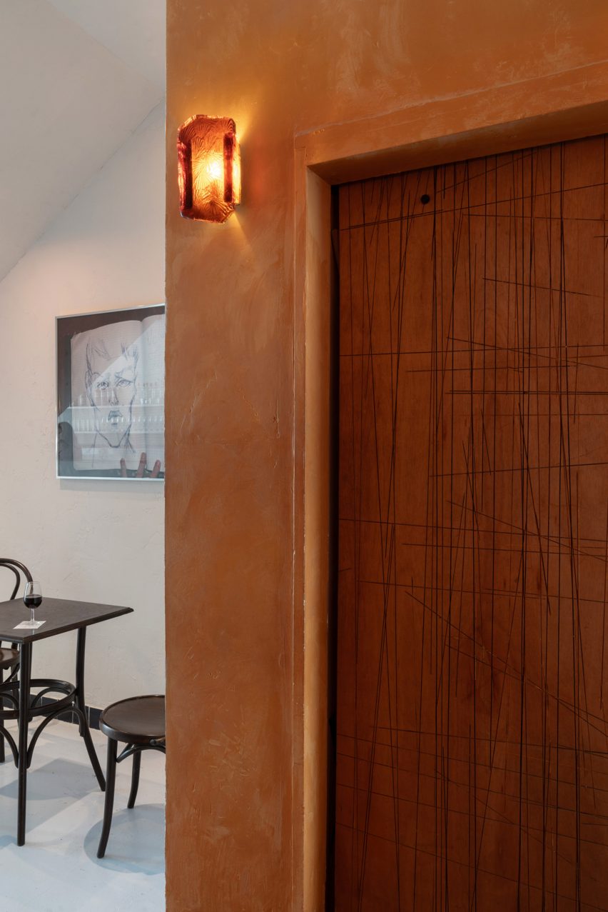 Detail of cupboard door