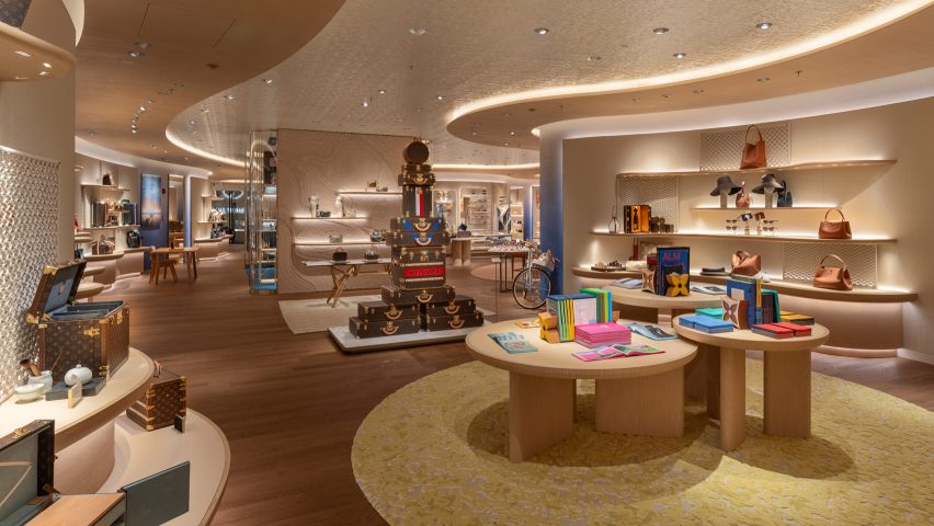 The gift shop at The Louis by Louis Vuitton Shanghai