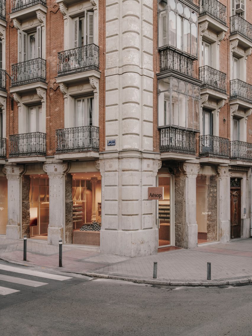 Aesop Las Salesas in Madrid by Ciszak Dalmas and Matteo Ferrari