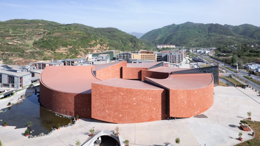 Maiji Mountain Visitor Centre by ZXD Architects and the Beijing Institute of Architecture and Design