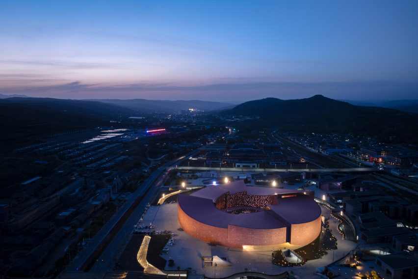 Maiji Mountain Visitor Centre by ZXD Architects and the Beijing Institute of Architecture and Design