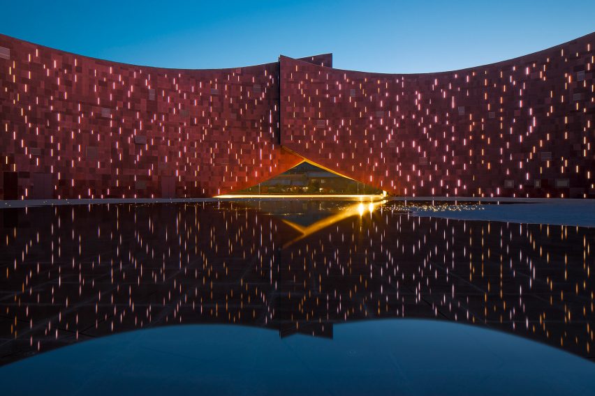 Maiji Mountain Visitor Centre by ZXD Architects and the Beijing Institute of Architecture and Design