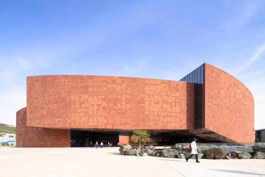 Maiji Mountain Visitor Centre by ZXD Architects and the Beijing Institute of Architecture and Design