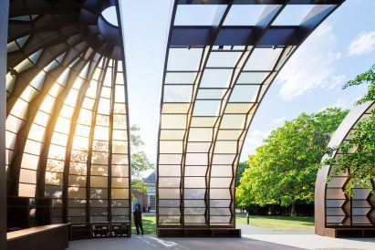 Interior view of Serpentine Pavilion 2025